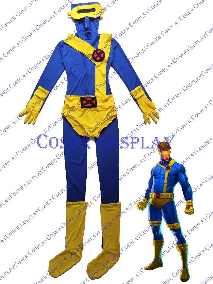 2019 Cyclops Scott Summers Bodysuit Cosplay Costume X-MEN 0428
